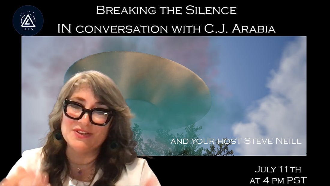 Southern California MUFON’s C.J. Arabia Speaks to Breaking the Silence